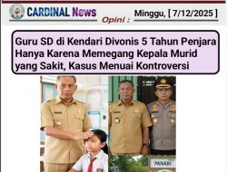 ‎📰 Guru SD di Kendari Divonis 5 Tahun Penjara Hanya Karena Memegang Kepala Murid yang Sakit, Kasus Menuai Kontroversi