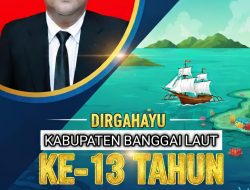 Kepala BPKAD Kab. Banggai Laut, MOH. HASBULAH TALABA, S.E.,M.Si. Mengucapkan Slamat Memperingati HUT Kabupaten Banggai Laut, Ke-13
