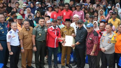 Pangdam XXIII/Palaka Wira Bersama Forkopimda Sulteng Hadiri Aksi Damai Masyarakat Pantoloan