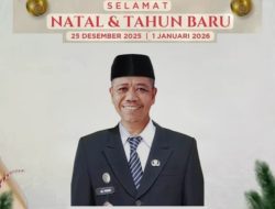 Kepala BAPPERIDA Kab. Banggai Laut, AR. PANDEI, S.H.,M.H. Mengucapkan: Selamat Natal 25 Desember 2025 & Menyongsong Tahun Baru 2026, Semoga “Kebahagiaan Melimpah, dan Kesuksesan di Setiap Langkah Perjalanan.”