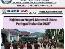 Kejaksaan Negeri, Morowali Utara: “Peringati Hakordia 2025”
