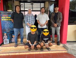 Unit Reskrim Polsek Banggai, Antar Dua Tahanan ke Rutan Polres Bangkep