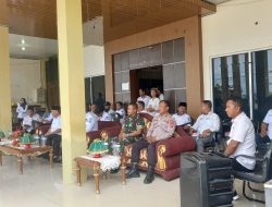 Wujudkan Good Governance, Kapolsek Tinangkung Kawal Pemusnahan Aset Daerah Bangkep