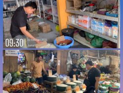 Tegakkan Aturan Badan Pangan Nasional, Unit Tipidter Polres Bangkep Cek Harga Beras dan Cabai