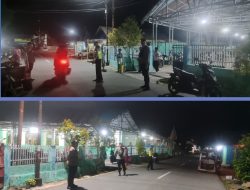Personel Polres Bangkep Laksanakan Pengamanan Ibadah Tarawih, Pastikan Situasi Kondusif