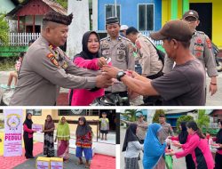 Kapolsek Pimpin Langsung Aksi Berbagi Takjil Bertajuk “Peduli Kasih Bhayangkari Polsek Lobangkurung” di Desa Lipulalongo