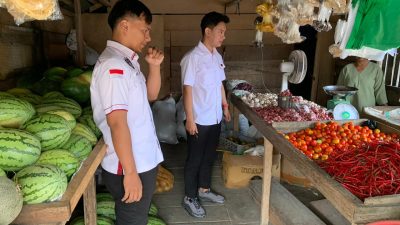 Sat Reskrim Polres Bangkep Sidak Pasar Salakan, Pastikan Stabilitas Harga Pangan Tetap Stabil