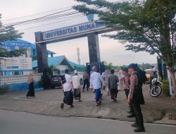 Pastikan Kelancaran Ibadah, Personel Polda Sulteng Amankan Sejumlah Titik Sholat Ied Muhammadiyah di Kota Palu