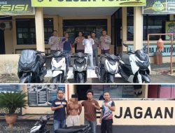 Polisi Bongkar Sindikat Curanmor di Dataran Toili, Amankan 6 Motor Hasil Curian