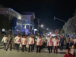 Berjalan Khidmat, Polres Bangkep Kawal Pawai Takbir Idul Fitri 1447 H di Banggai Laut