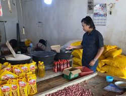 Satreskrim Polres Bangkep, Pantau Harga Pangan di Pasar Salakan