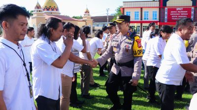 Gelar Halal Bihalal, Kapolres Banggai: Momentum Memupuk Kebersamaan