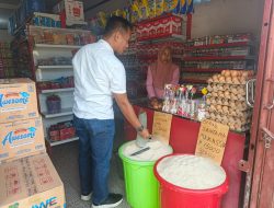 Pastikan Stabilitas Pangan, Sat Reskrim Polres Bangkep Cek HET Beras di Tinangkung