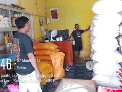 Polres Bangkep Pantau Harga Pangan di Balut, Pastikan Stabilitas Stok Beras
