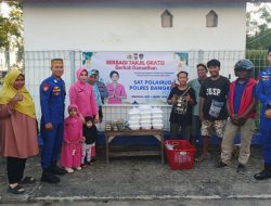 Momen Ramadhan: “SAT-POLAIRUD POLRES BANGKEP” Berbagi Kebahagiaan di Jalur Depan Pelabuhan Rakyat Balut