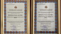 Bidhumas Polda Sulteng Raih Penghargaan Polri TV & Cipta Trending Topik Zona B pada Rakernis Humas Polri 2026 di Jakarta