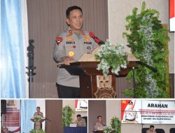 Kapolda Sulteng, Berikan Arahan kepada Personel Polres Morowali Utara & Brimob Yon C Pelopor