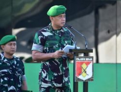 KODAM XXIII/Palaka Wira Gelar Upacara Bendera 17-an, Kasdam Tegaskan Profesionalisme & Disiplin Prajurit