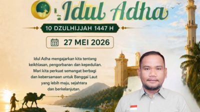 Keluarga Besar SPPG YAYASAN PELITA PRABU BERJAYA INDONESIA, Mengucapkan: Selamat Hari Raya “IDUL ADHA” 27 Mei 2026, Mohon Maaf Lahir & Batin.