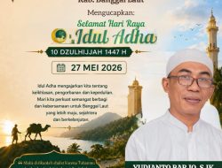 Keluarga Besar UPT-TPI MATO DINAS PERIKANAN Kab. Banggai Laut, Mengucapkan: Selamat Hari Raya “IDUL ADHA” 27 Mei 2026, Mohon Maaf Lahir & Batin.