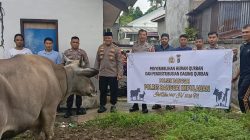 Polsek Banggai Gelar Penyembelihan & Distribusi Daging Qurban Idul Adha 1447 H