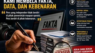 MEDIA BUKAN PEMBELA SIAPA PUN, MELAINKAN PENJAGA KESEIMBANGAN INFORMASI