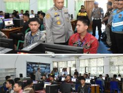 Karo SDM Polda Sulteng Tinjau Langsung Ujian CAT Penerimaan Terpadu Anggota Polri 2026, Tekankan Seleksi Bersih & Transparan