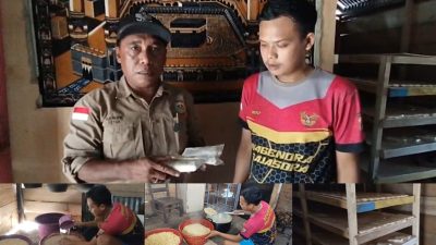 BRIPDA REFLY HERDIAN CIPTAKAN INDUSTRI TEMPE RUMAHAN, DAPAT DUKUNGAN PEMDES LIANG