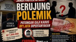 Janji Proyek APBDes Berujung Polemik, Potongan Gaji Kadus Rp1 Juta Dipertanyakan