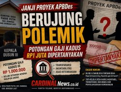 Janji Proyek APBDes Berujung Polemik, Potongan Gaji Kadus Rp1 Juta Dipertanyakan
