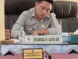 Syamsul F. Latif: Hadirnya Polres Banggai Laut – Tonggak Penting bagi Keamanan & Investasi Daerah
