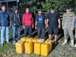 Satpol PP Banggai Laut Amankan 230 Liter Miras Cap Tikus di Desa Timbong
