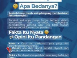 KRITIK PEMBERITAAN HARUS TETAP BERPIJAK PADA FAKTA VEREFIKASI & KEBERIMBANGAN