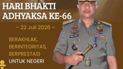 Satuan Polisi Pamong Praja Kabupaten Banggai Laut, Mengucapkan: Selamat Memperingati Hari BHAKTI ADHYAKSA Ke-66. “Berahlak, Berintegritas, Berprestasi UNTUK NEGERI.”