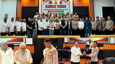 SILATURAHMI PENUH KEAKRABAN PERKUAT SOLIDARITAS ALUMNI SETUKPA POLDA SULTENG SAMBUT PAMA SIP 55