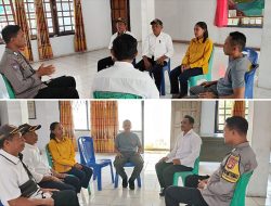 Jumat Curhat di Desa Kokini, Polsek Banggai Serap Aspirasi Terkait Miras & Kamtibmas