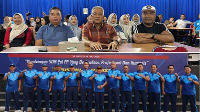 Kasat Pol PP Banggai Laut Ikuti Bimtek Training of Trainers (ToT) Kemendagri