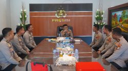 Terima Silaturahmi Perwira Baru SIP 55, Wakapolda Sulteng Tekankan Pentingnya Think Before Acting