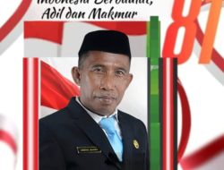 Kepala Badan Kesatuan Bangsa dan Politik (Kesbangpol) Kabupaten Banggai Laut, ABD. BAHRI, S.Pd. Mengucapkan Dirgahayu Republik Indonesia ke-81 Tahun 2026.