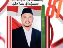 Ketua Forum Kepala Desa, Kab. Banggai Laut, MOH. ADRIANSYAH, S.H. Mengucapkan Dirgahayu Republik Indonesia ke-81, Tahun 2026.