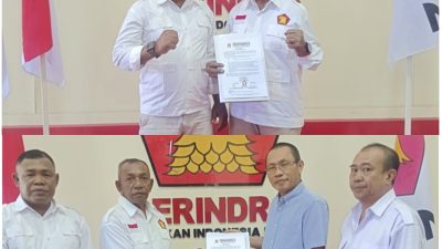 Sadi Laato Terima Mandat Ketua DPC Partai Gerindra Banggai Laut