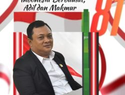 Anggota DPRD Dapil I Kab. Banggai Laut, SAINUDDIN SAIN ( PDI Perjuangan ). Mengucapkan Dirgahayu Republik Indonesia ke-81 Tahun 2026.