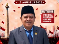 Anggota DPRD Dapil 3 Kab. Bangggai Laut, BAKRI MOH JAFAR ( F. NASDEM ). Mengucapkan Dirgahayu Republik Indonesia ke-81 Tahun 2026.