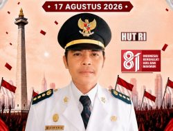 Camat Bokan Kepulauan Kabupaten Banggai Laut, SUDIRTO KAMINDANG, S.H.,M.Si. Mengucapkan Dirgahayu Republik Indonesia ke-81, Tahun 2026.