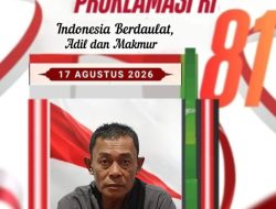 Kepala UPT PP & KKP3K WIL. VI MATO, BANGGAI LAUT, WAHYUDIN R. LASIMPALA, S.E. Mengucapkan Dirgahayu Republik Indonesia ke-81, Tahun 2026.