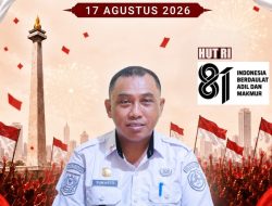 Kepala Dinas Perikanan Kab. Banggai Laut, SUMARTO M. LALU, S.Sos.,M.Si. Mengucapkan Dirgahayu Republik Indonesia ke-81, Tahun 2026.
