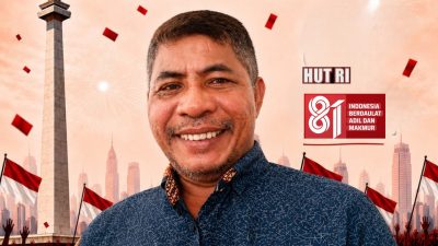 Kepala Sekolah SMK.N 2 Banggai, Kab. Banggai Laut, ALWAN TAJUDDIN, S.Pd.,M.Hum. Mengucapkan Dirgahayu Republik Indonesia ke-81, Tahun 2026.