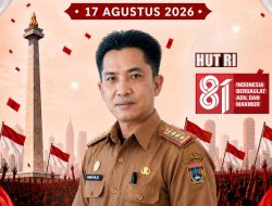 Kepala UPT Pendapat Daerah Wil.XIII Banggai Laut, AHMAD RIO, S.E. Mengucapkan Dirgahayu Republik Indonesia ke-81, Tahun 2026.