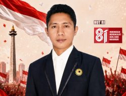 Anggota DPRD Kab. Banggai Laut (Fraksi Nasdem), SYAMSUL F. LATIF. S.E. Mengucapkan Dirgahayu Republik Indonesia ke-81, Tahun 2026.