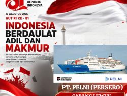 DANANTARA INDONESIA 🇮🇩 PT. PELNI (PERSERO) CABANG LUWUK, KAB. BANGGAI. MENGUCAPKAN DIRGAHAYU REPUBLIK INDONESIA KE-81, TAHUN 2026.
